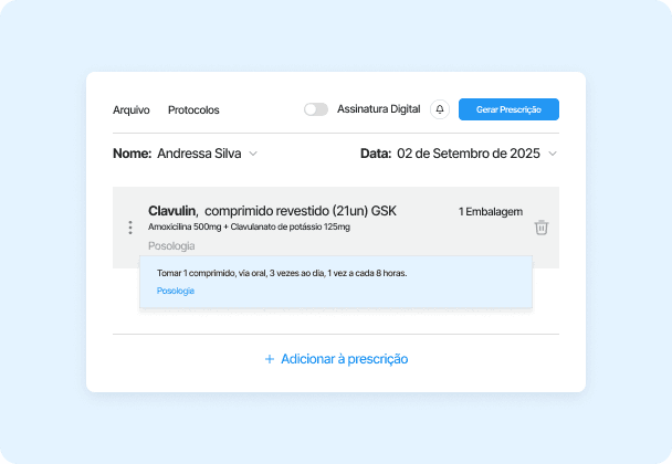 Receituário eletrônico emitido de qualquer lugar
